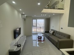 沂南城区第二实验小学逸品金座 复式公寓 楼下客厅 楼上卧室 动静分离  精装出租房源真实图片