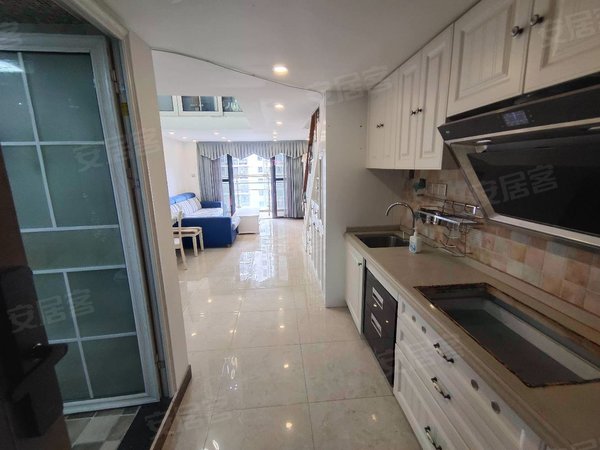 广州南沙金洲越秀滨海御城(商住楼)带阳台,大沙发,大冰箱.有电视.