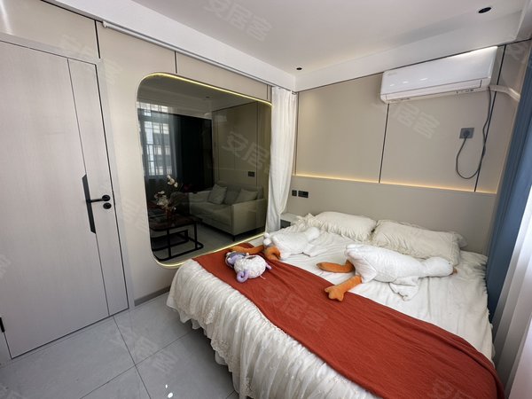 金华东阳东阳市中心五马塘村五马塘夜市 in88边上 天空之城 全屋智能一室一厅押一付一出租房源真实图片