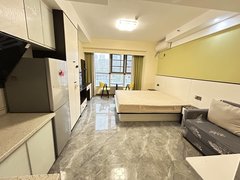 贵阳观山湖会展城急租金融城一室一厅一厨一卫实习生可押一付一包物业免费看房出租房源真实图片