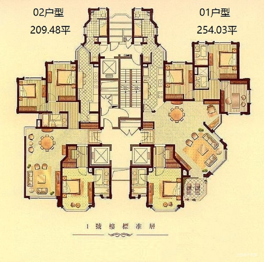 华山夏都苑大平层东边套带阳台毗邻华山绿地天然氧吧