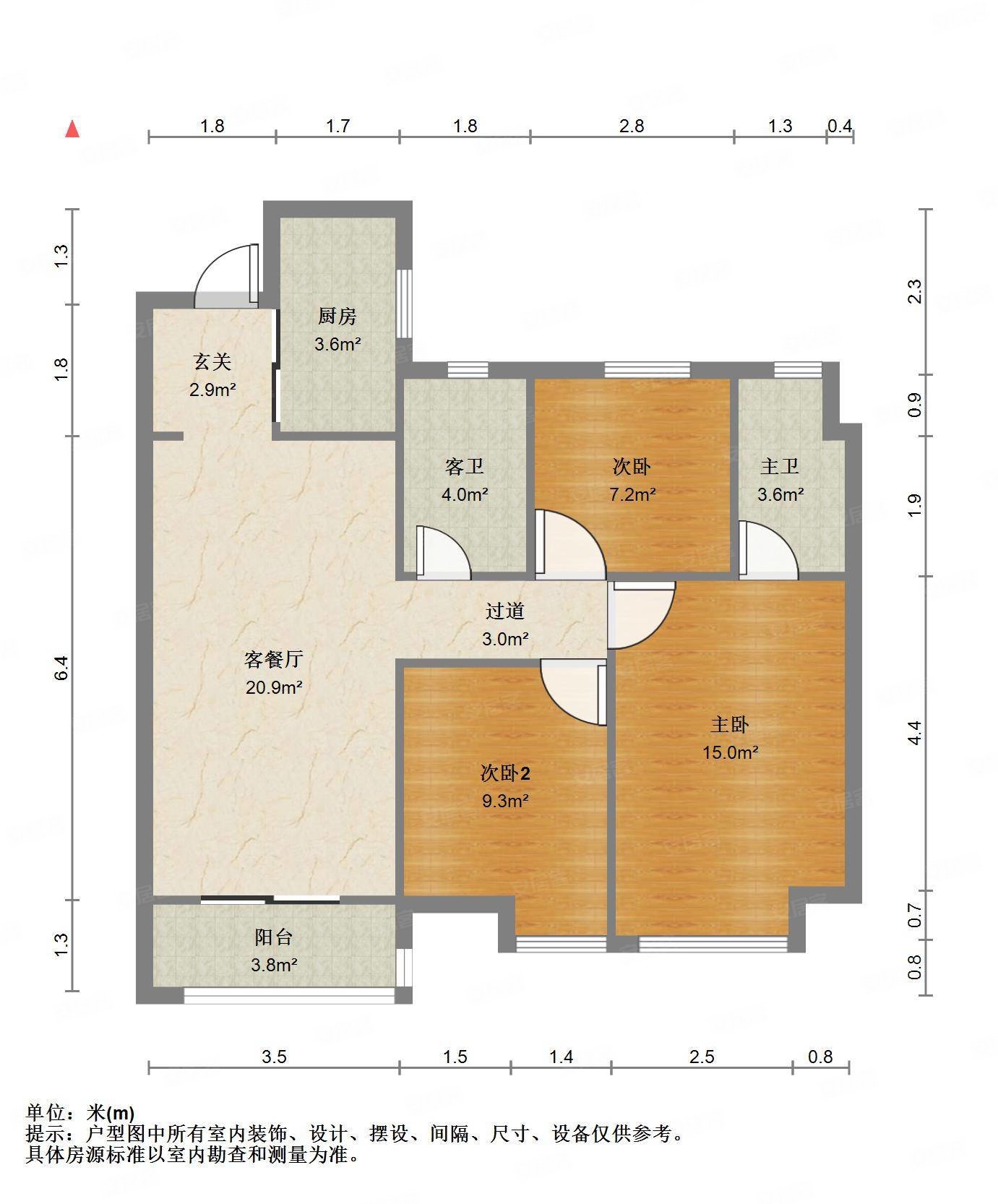 新泰华地仟佰墅户型图图片