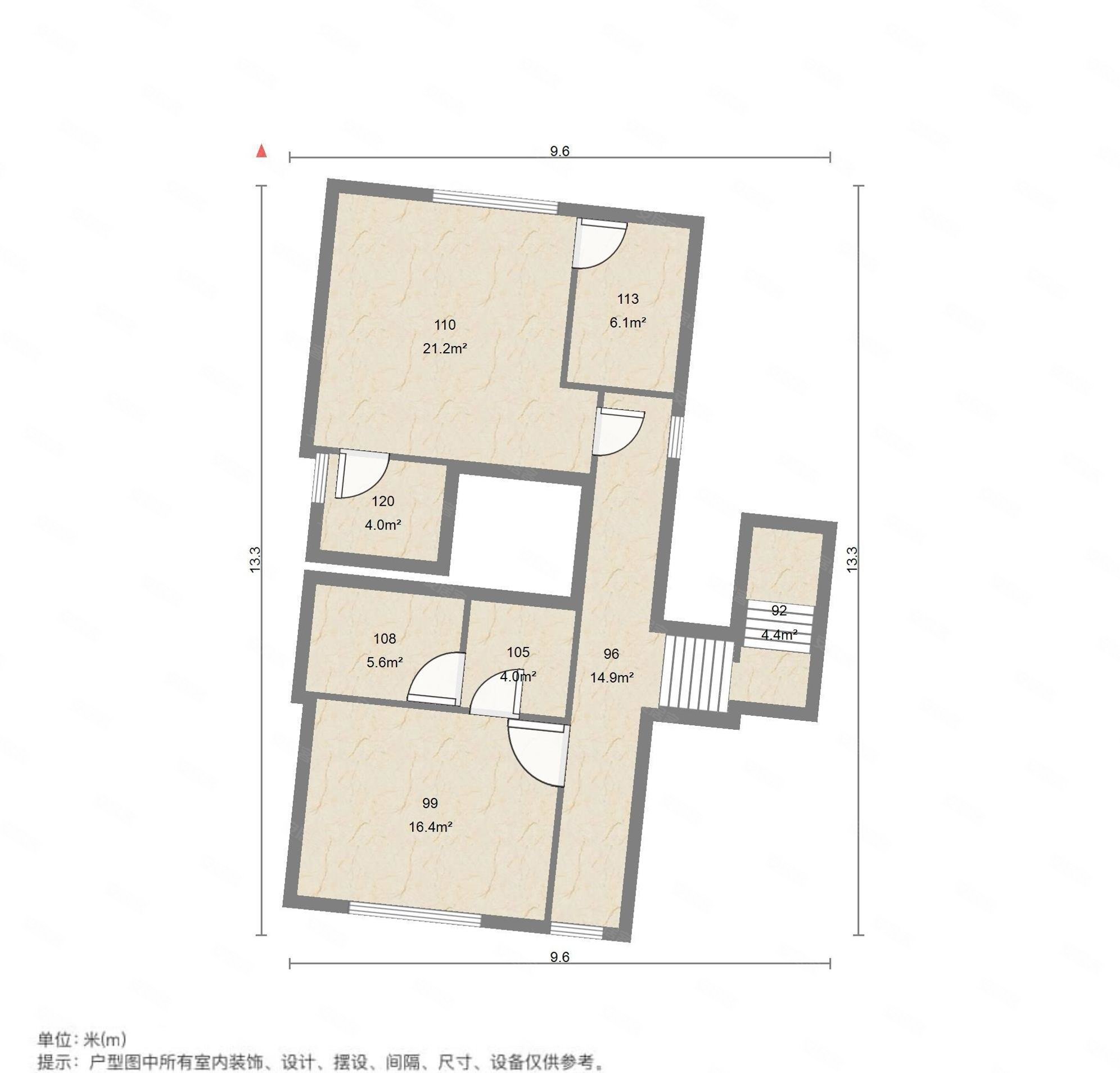 优山美地(A区)5室3厅5卫777.62㎡南北6000万