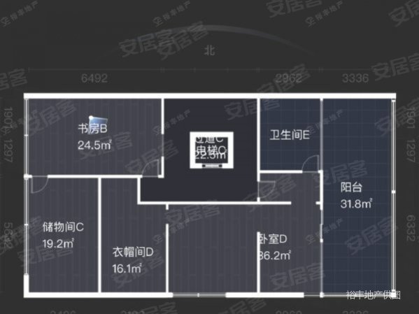 颐和高尔夫庄园7室5厅5卫371.4㎡南北3200万