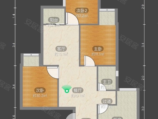 重庆渝北木耳中国摩金棕公馆中国摩三期精装三房便宜出租出租房源真实