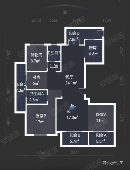 嘉兴丽江半岛户型图图片