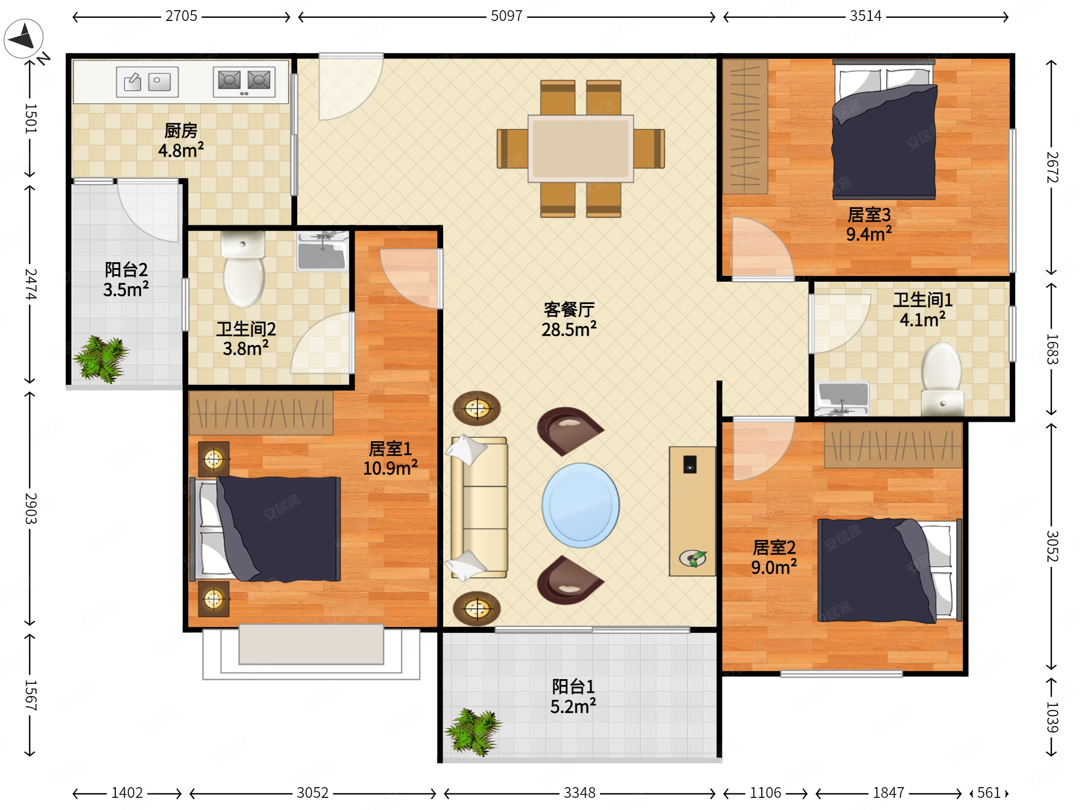 华丰前海湾一期板楼临地铁商圈成熟满五装修好