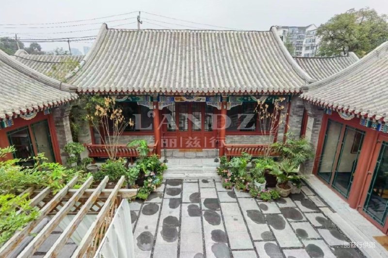 二环内后海南锣二进四合院带跨院院内3辆车精装修