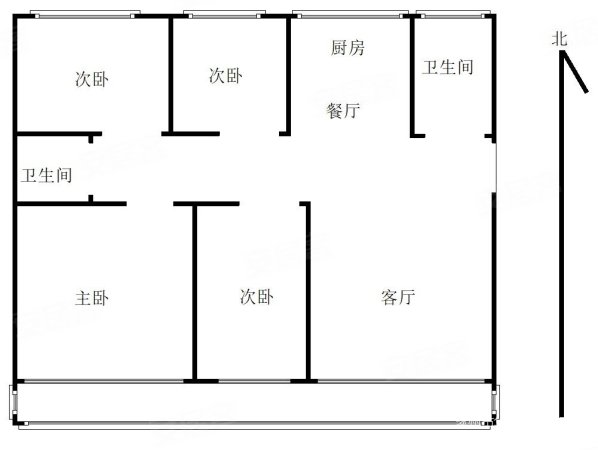 涿州市国税局金税小区4室2厅2卫139㎡东西107万