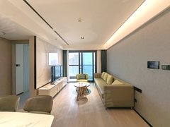 深圳宝安福永会展湾东城两房一厅看河景拎包入住安静舒适采光好出租房源真实图片