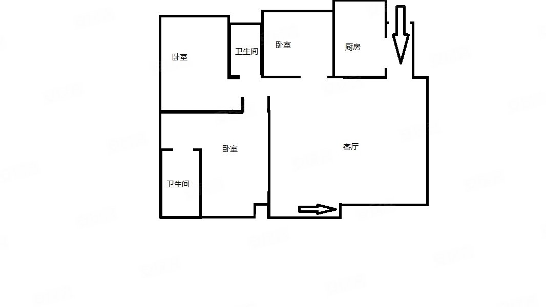 优品道电梯商品房9楼精装修户型房子