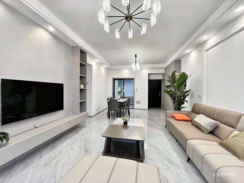 宏馨尚苑3室2厅2卫116㎡南北68.8万