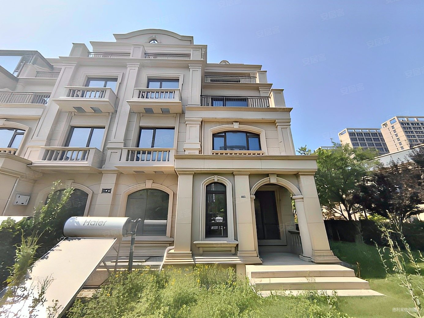 高新区叠拼别墅 建面约166平 使用面积350平 送负一层,海尔珺玺二手房