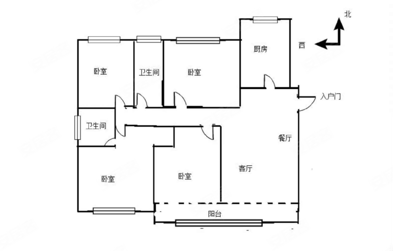 上城品质 大四室 绿化率超高,上城国际繁华里二手房,76.