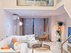 泸州龙马潭西南商贸城精装loft纯奶油风，情侣，给你一个温暖的小家出租房源真实图片