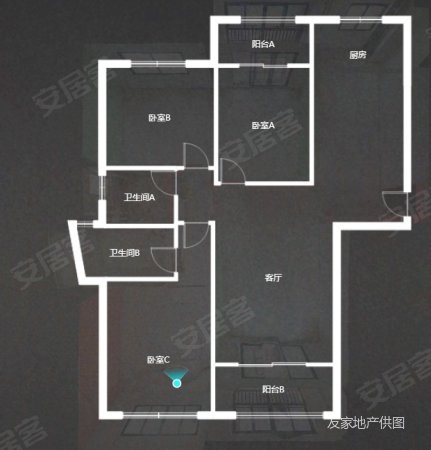 东方龙城采薇苑3室2厅2卫139.61㎡南北139万