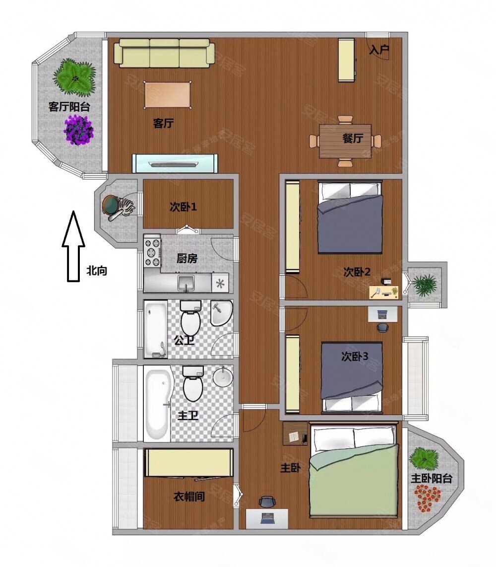 愉景雅苑4 房能改五房大面积 看房方便 有户型,愉景雅苑二手房,850万