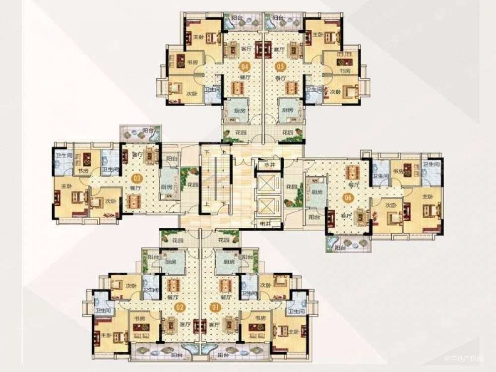 越秀滨海御城3室2厅1卫95㎡南213万