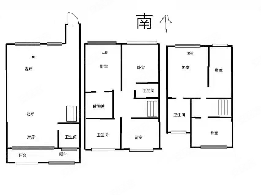 力旺林溪湖D区3室2厅2卫130.5㎡南北120万