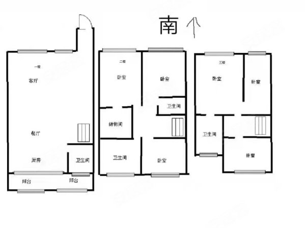 力旺林溪湖D区3室2厅2卫130.5㎡南北120万