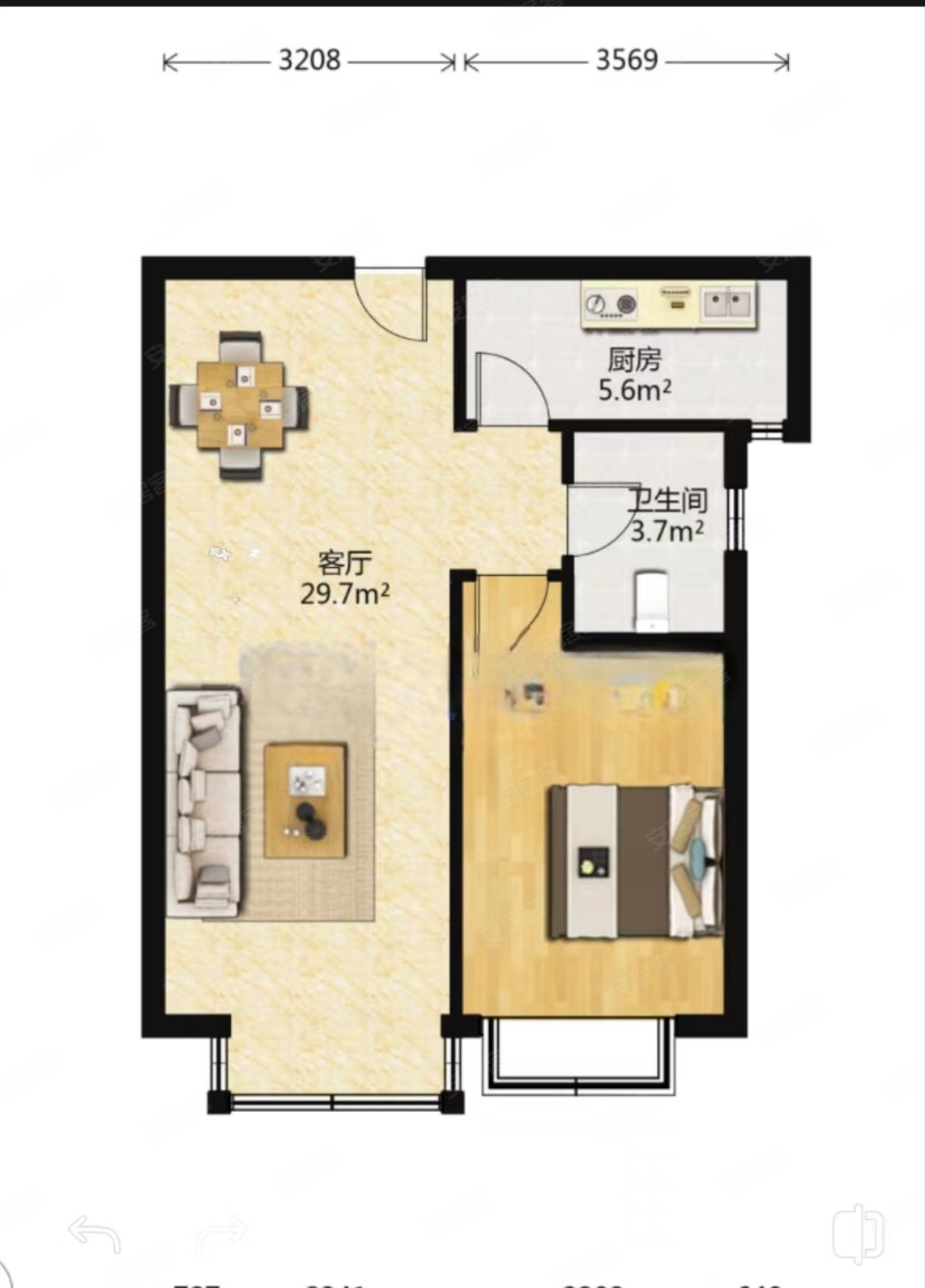 晓港名城(五期商住楼) 电梯房 近医院 看海户型,晓港名城(五期商住楼)