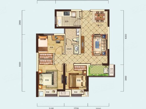 5号线地铁口 美城云庭 精装套三双卫带中央空调 交通便利!