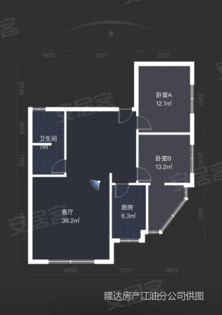 阳光小区东区2室2厅1卫95㎡南北26万