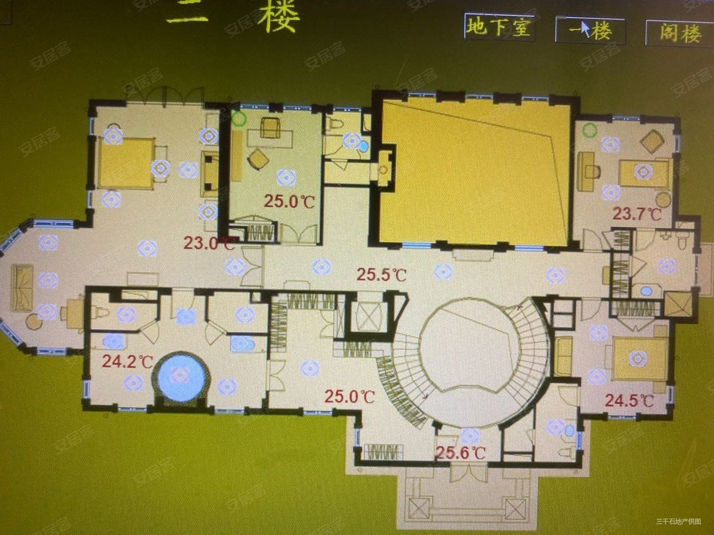 世茂佘山庄园(一期)6室3厅6卫1052㎡南北12800万