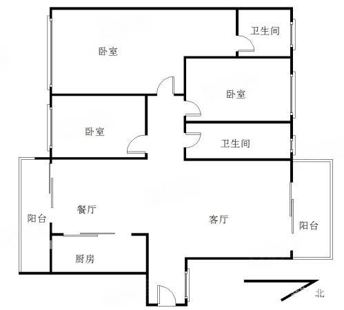 爱琴半岛3室2厅2卫114.11㎡南92万