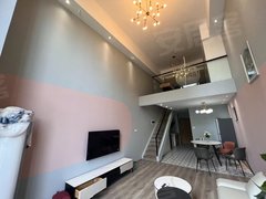 乐山市中万达广场万达广场 精装修2房loft 带全套家具家电拎包入住出租房源真实图片