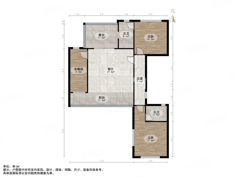 杨柳春风桃源里5室4厅4卫326㎡南北1280万