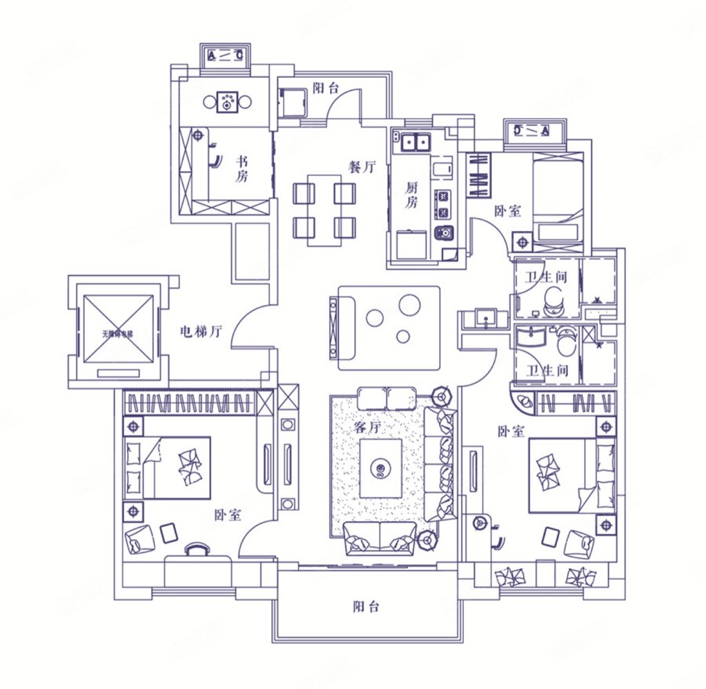 碧桂园 精装修 四叶草户型 中间好楼层 拎包入住 随时可看,巩义碧桂园