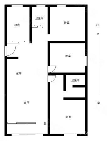 伟星玖玺台3室2厅2卫121㎡南北165万