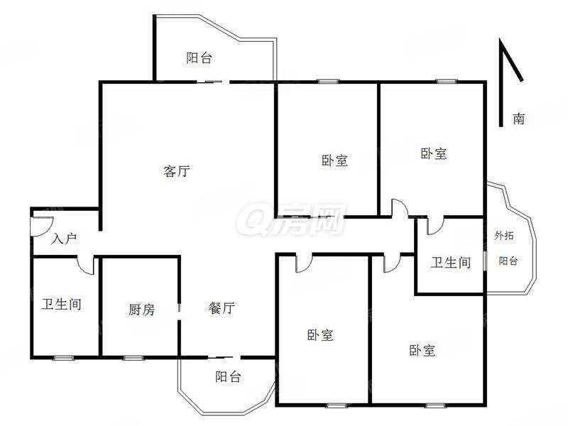 湖滨花园中间楼层采光好 小区绿化高 临地铁 满五