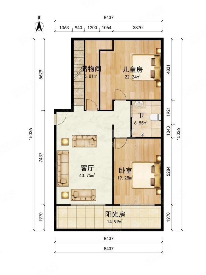 下跃户型价格好,餐客分离独立入户,私密性好,使馆壹号院二手房,0万,3