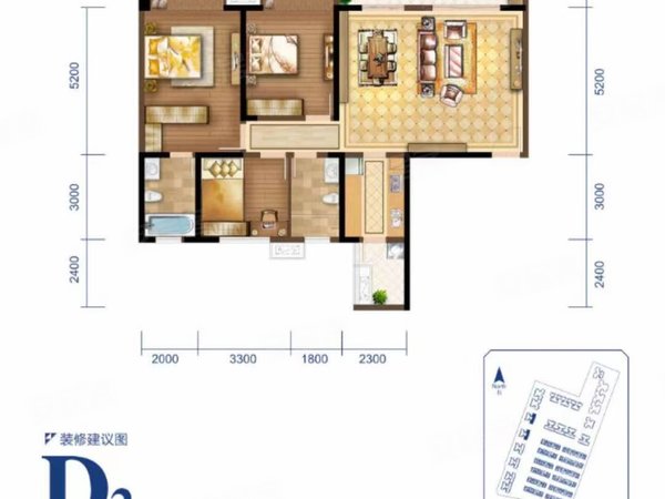 凉山西昌天汇海洋馆乐荟城海云墅西昌万达旁，海云墅，全新装修，带车位家具家电一线，急租出租房源真实图片