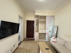 合肥肥西肥西县城柳树塘地铁口 景尚名郡 精装1室1厅 民用水电带燃气随时可看出租房源真实图片