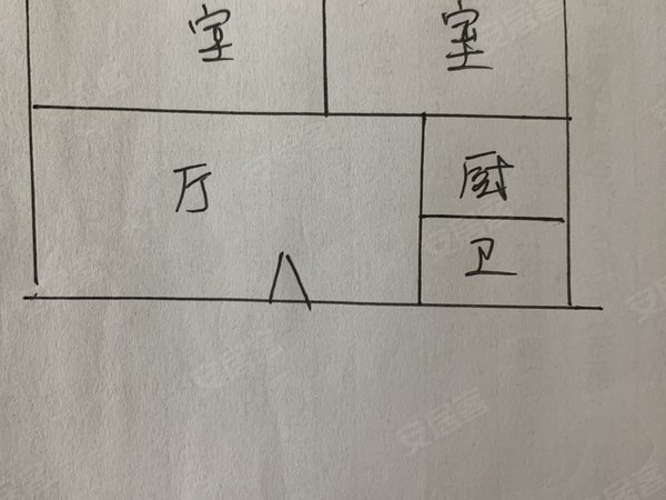 汕头金平市政府翠园附一周边翠园3楼2房1厅 低楼层适合宿舍 近龙眼南美食街出租房源真实图片