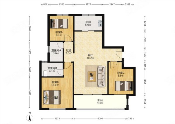 中海九樾小高层带车位房主诚心出售有钥匙随时可看