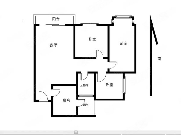 广州花都秀全保利城花园保利城花园三居室出租 配置齐全 可拎包入住