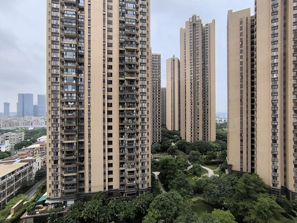 【多图】兰亭盛荟,东圃租房,温馨南向看花园中层两房,安静装修保养好