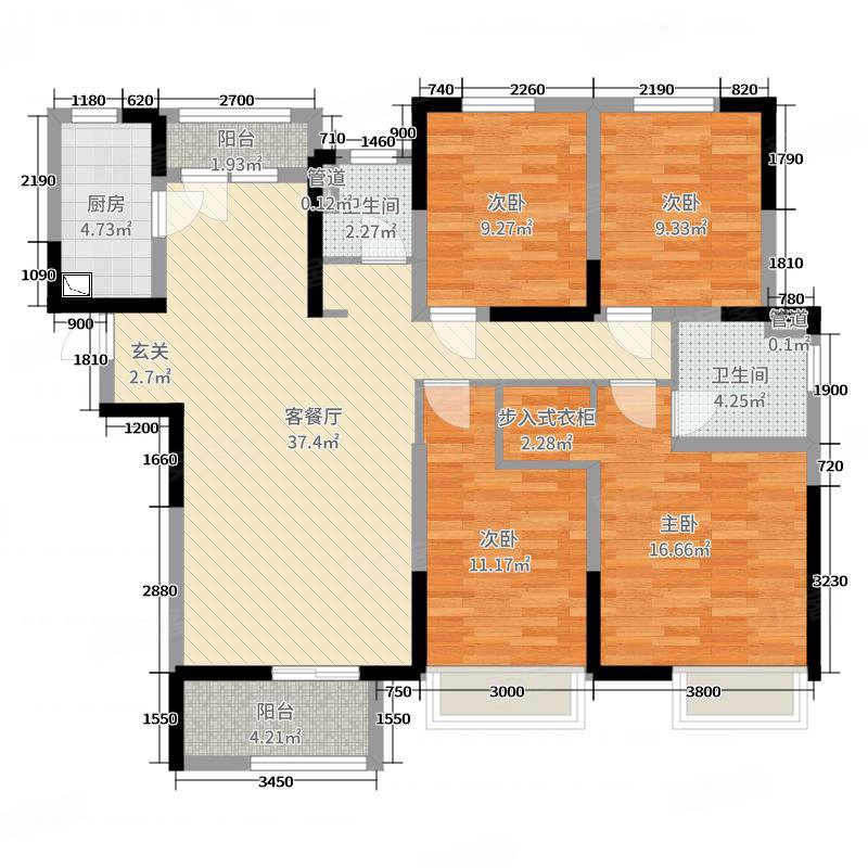 锦悦府叠墅上叠边间套168平378万含车位