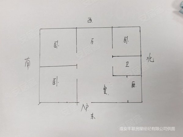 锦绣百苑3室2厅1卫111㎡南北68.8万