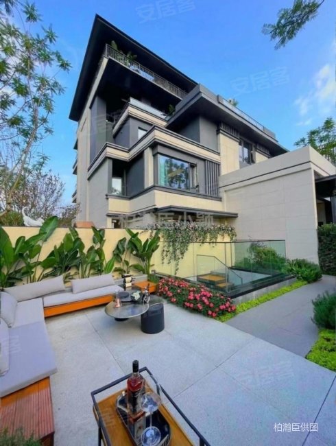 朝阳壹号别墅区 阳光上叠 院落 车库 挑空,天瑞宸章二手房,1480万,4室