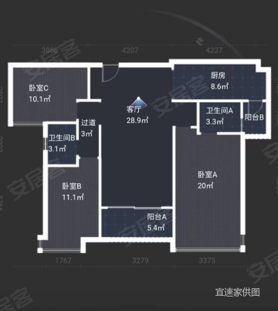 海伦湾江景蝴蝶户型视野广楼层好
