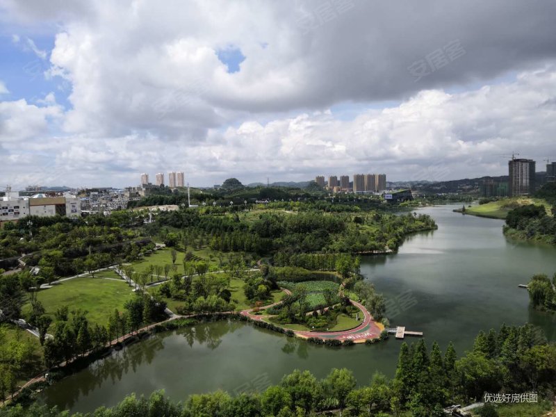 观山湖中铁阅山湖c区端头大别墅土建改好人车分流近公园