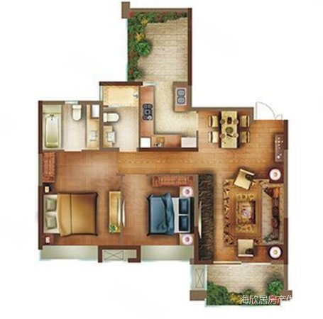 【多图】雍江艺庭 朝中庭 看江 看重庆天地 安静