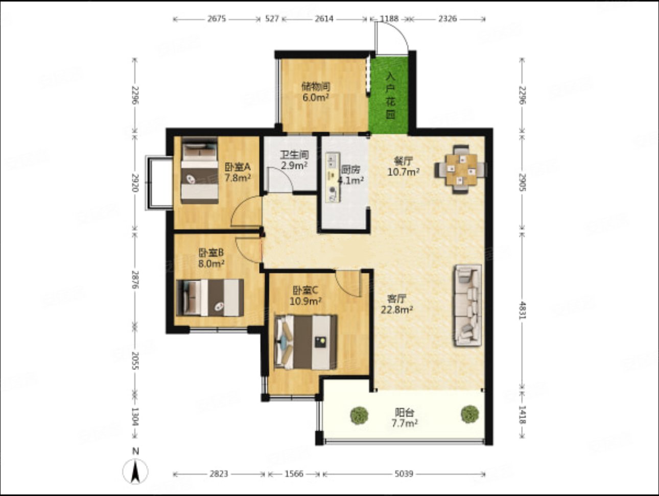 城中区温馨花园恒大华府电梯三房低楼层全屋地暖可谈