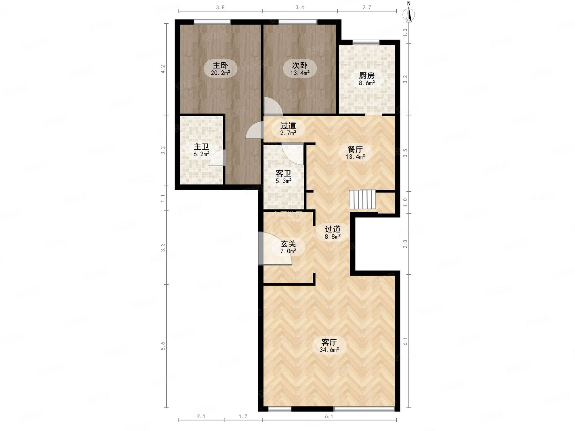 新上 万柳书院(南北花院一层下跃)大储藏室,万柳书院二手房,6380万,5