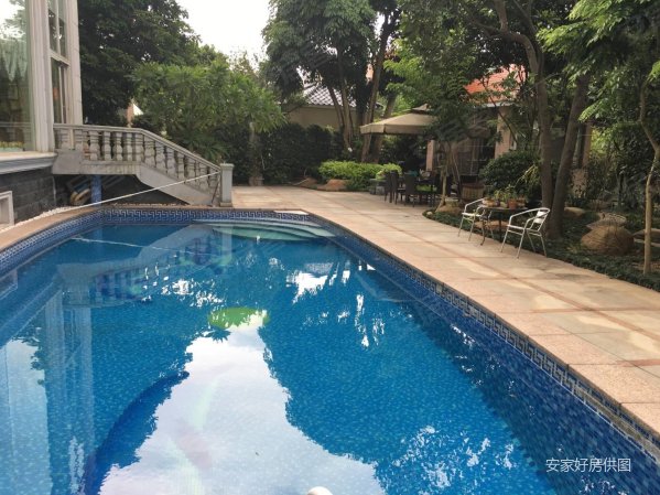 湖景花苑 背靠顺峰山 独栋别墅 带私家泳池 满五